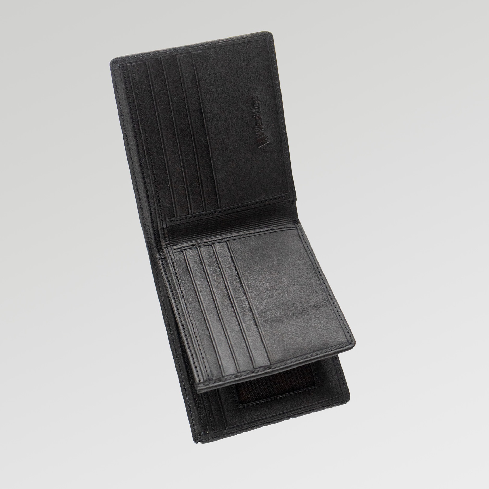 Dompet Lipat Kulit Pria D005 BL - Gambar 3