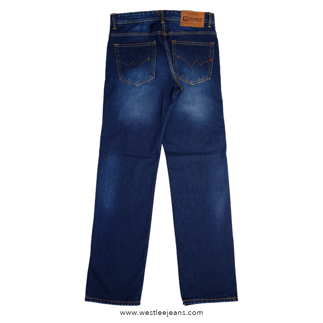 Celana Jeans Pria GMJ605 201D Biru - Gambar 2